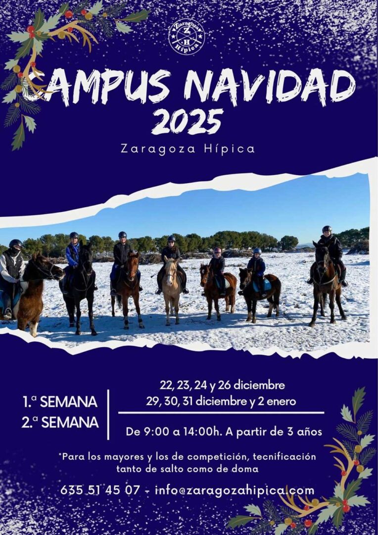 campus Navidad Zaragoza Hípica 2025 campus Navidad Zaragoza Hípica 2025