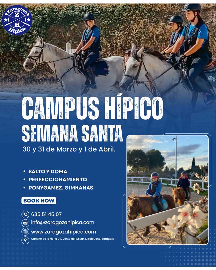 campus Semana Santa Zaragoza Hípica 2026