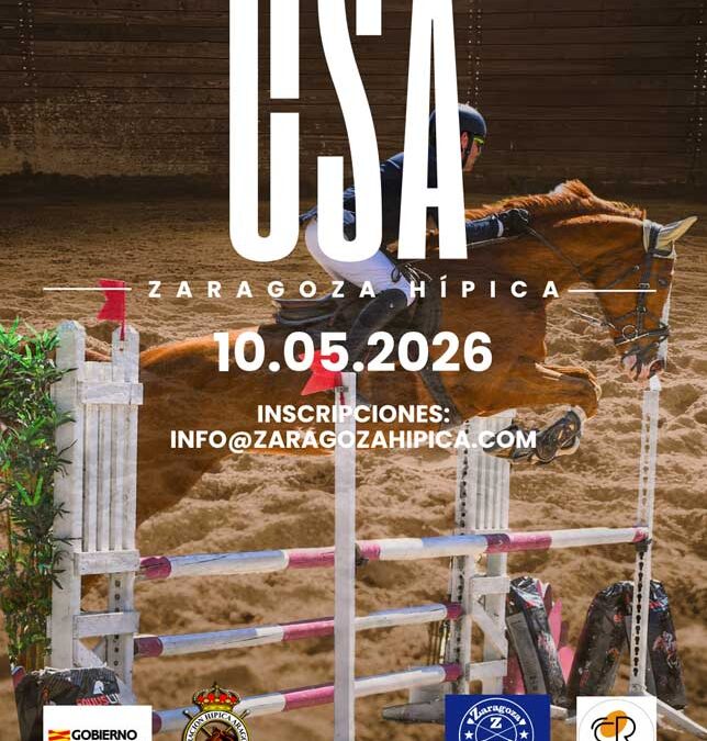 Cartel CSA Zaragoza Hípica Mayo 2026