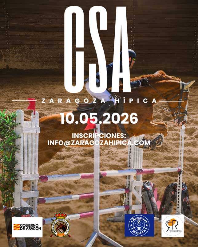 Cartel CSA Zaragoza Hípica Mayo 2026