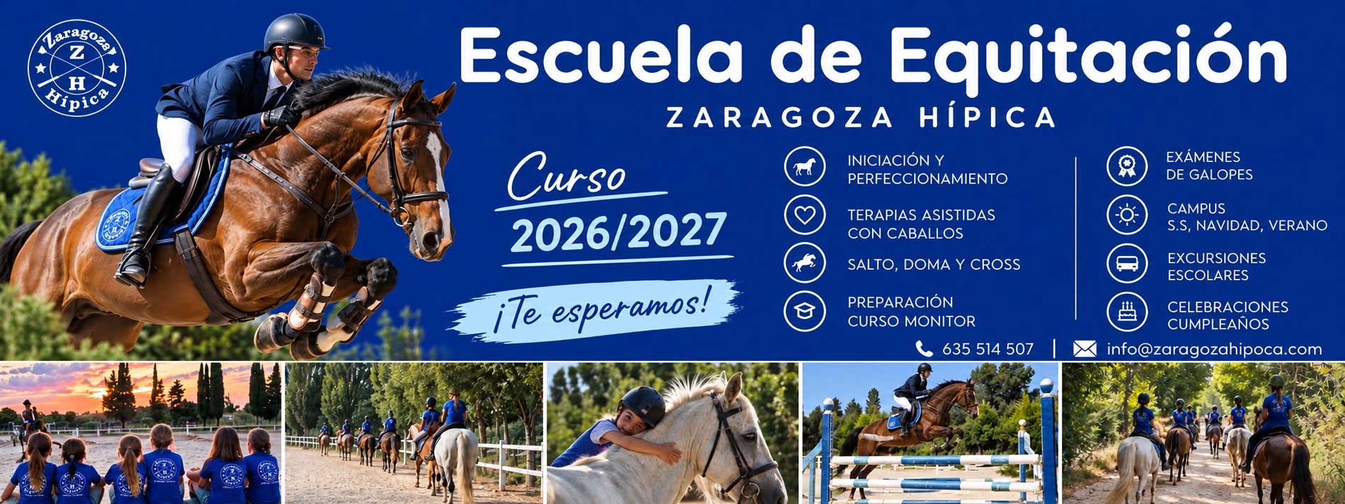 Clases de Equitación en Zaragoza
