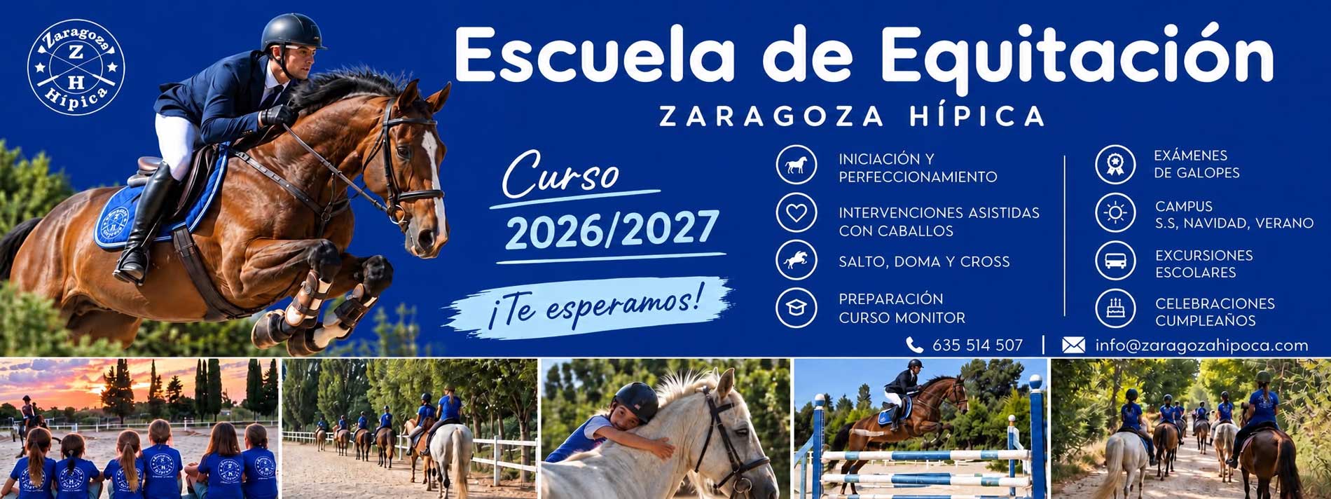 Clases de Equitación en Zaragoza